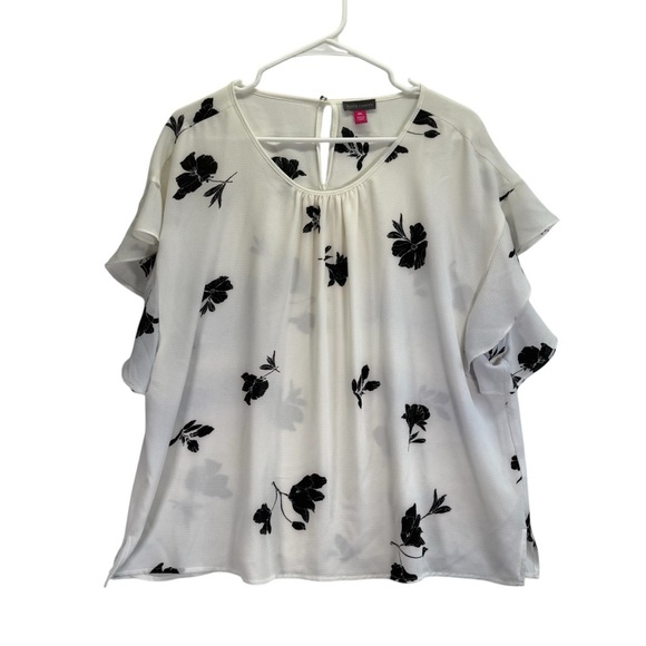 Vince Camuto Floral Print Blouse. Size XXL - Picture 9 of 9